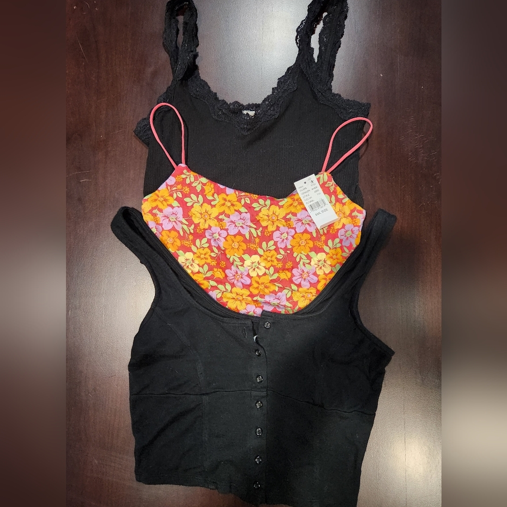 3 Pacsun Cropped Tank Tops